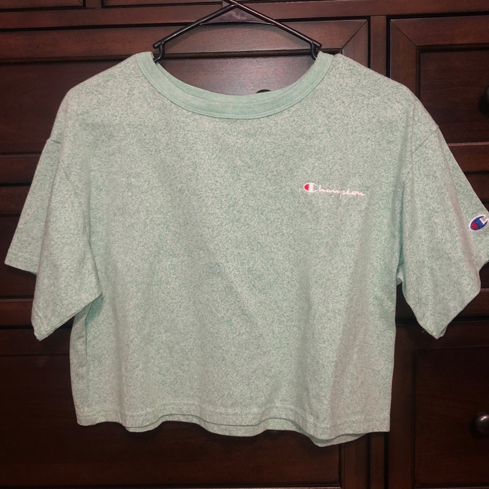 Women’s champion reverse weave cropped t shirt